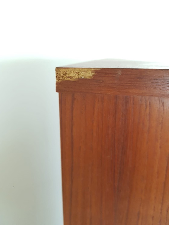 Image 1 of Vintage Deense hoekkast teak kast | corner cupboard