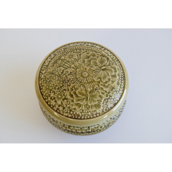 Image 1 of Geglazuurde keramieken doos door Ditmar Urbach, Tsjecho-Slowakije 1960