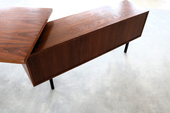 Image 1 of Vintage Teak Directiebureau 