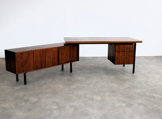 Image 1 of Vintage Teak Directiebureau 