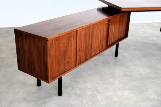 Image 1 of Vintage Teak Directiebureau 