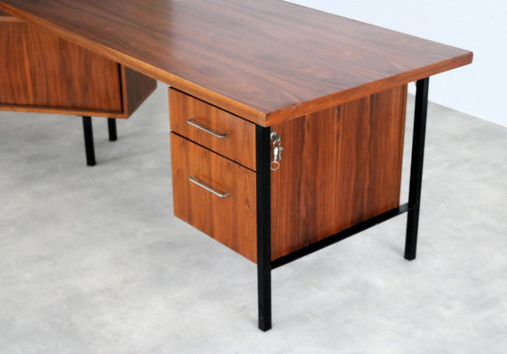 Image 1 of Vintage Teak Directiebureau 