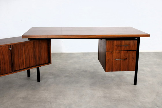 Image 1 of Vintage Teak Directiebureau 