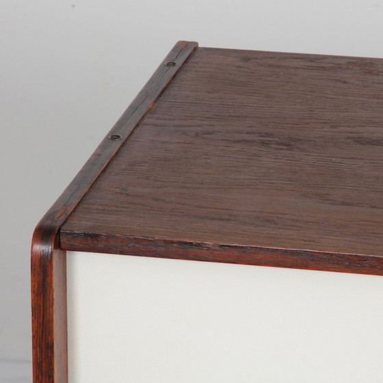 Image 1 of Vintage donker eikenhouten ladekast van Jiri Jiroutek, model U-452, 1960