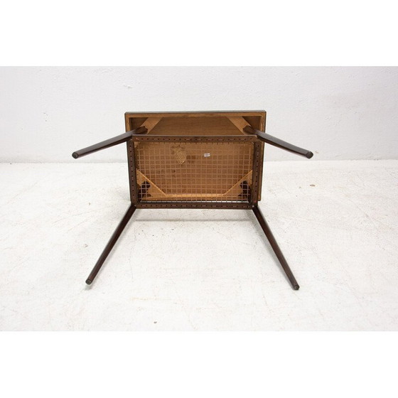 Image 1 of Vintage eikenhouten bijzettafel voor Dřevopodnik Holešov, Tsjecho-Slowakije 1960