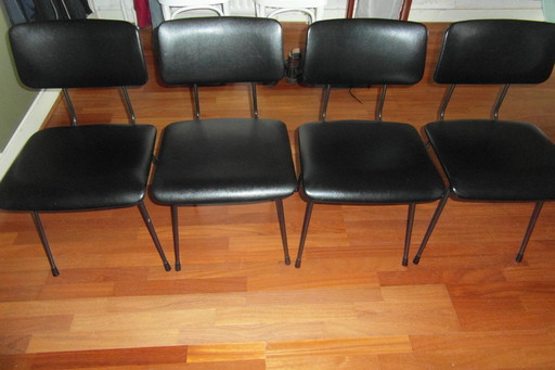 4x Gispen K 12 Eetkamerstoelen