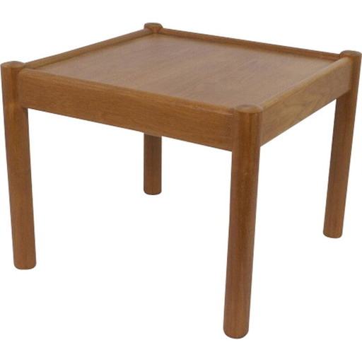Scandinavische teakhouten salontafel van Domino Møbler, Denemarken 1960