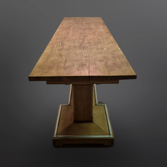 Image 1 of Imposante Haagse school stijl tafel, Zwitserland 1940