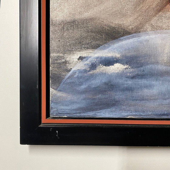 Image 1 of Vintage schilderij "Utopia misschien" door Isabelle de Duve, 1988