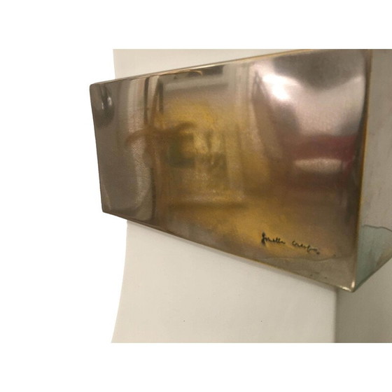 Image 1 of Vintage tafellamp in keramiek en verguld messing van Gabriella Crespi, Italië 1970