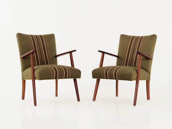 Image 1 of Teakhouten fauteuil, Deens ontwerp, 1960S, Productie: Denemarken