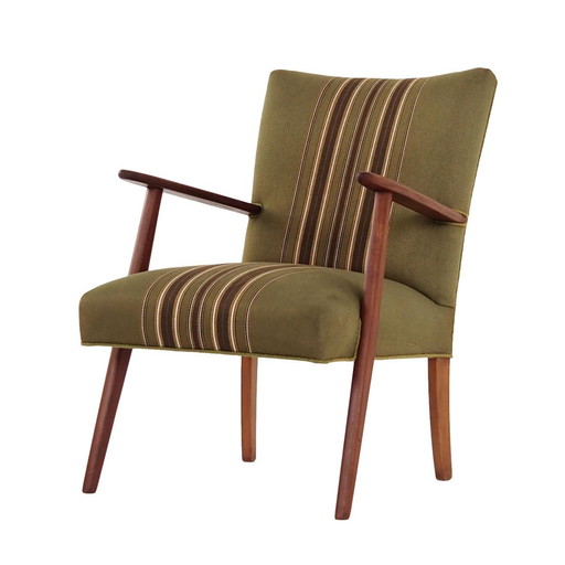 Teakhouten fauteuil, Deens ontwerp, 1960S, Productie: Denemarken