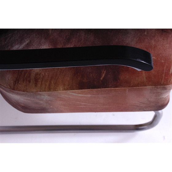 Image 1 of Set van 3 vintage houten en stoffen fauteuils van Mucke Melder, Tsjecho-Slowakije 1930