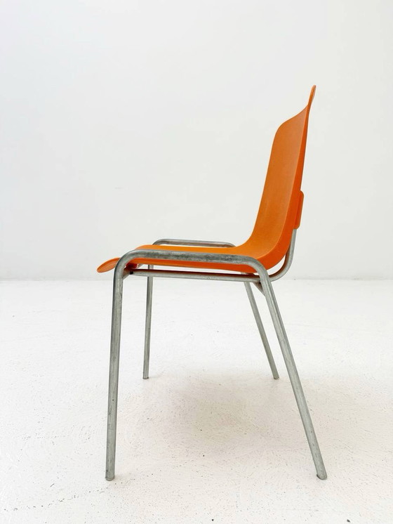 Image 1 of 6 stapelbare stoelen Mid Century, Helmut Starke, 1960