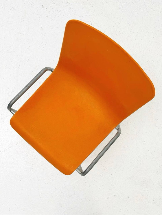 Image 1 of 6 stapelbare stoelen Mid Century, Helmut Starke, 1960