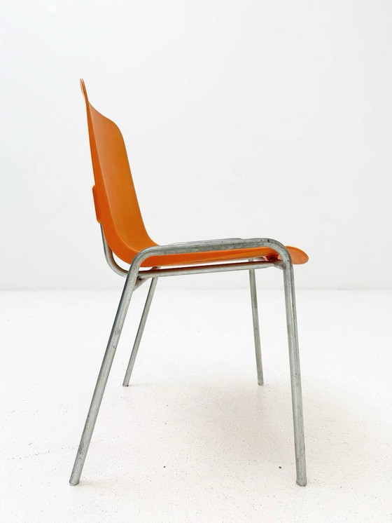 Image 1 of 6 stapelbare stoelen Mid Century, Helmut Starke, 1960