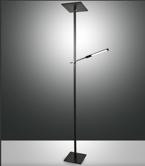 Image 1 of Fabas Luce vloerlamp Ideal Led plafondlamp zwart afstandsbediening