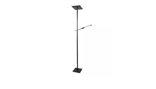 Fabas Luce vloerlamp Ideal Led plafondlamp zwart afstandsbediening