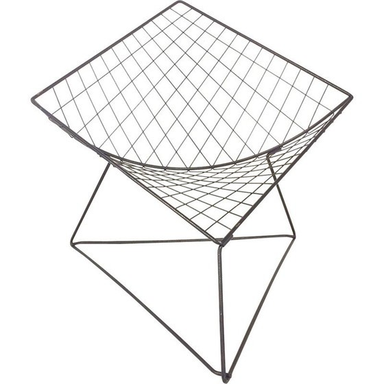 Image 1 of Model Oti-fauteuil, draadraster, ontwerp Jørgen Gammelgaard - 1986