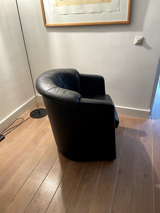 Image 1 of 2x Rold Benz fauteuil leer