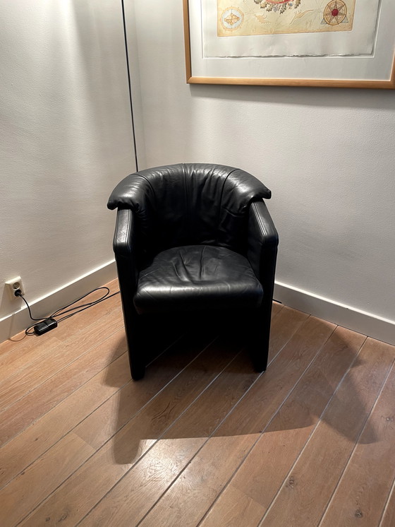 Image 1 of 2x Rold Benz fauteuil leer