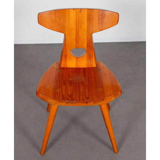 Image 1 of Set van 3 vintage grenen stoelen van Jacob Kielland-Brandt voor I. Christiansen, 1960