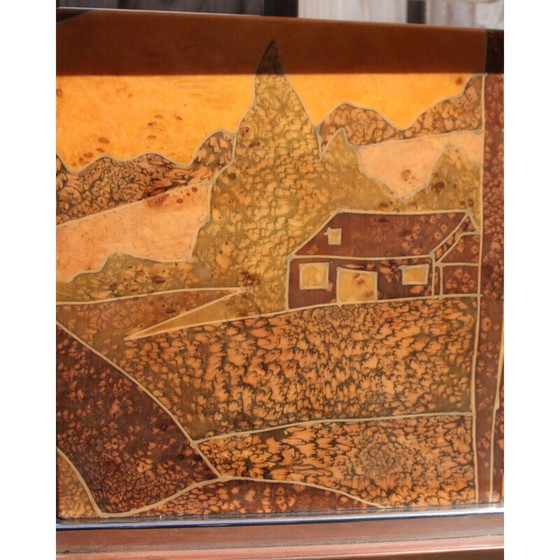 Image 1 of Vintage kunsthars lamp van Jean Claude Mahey