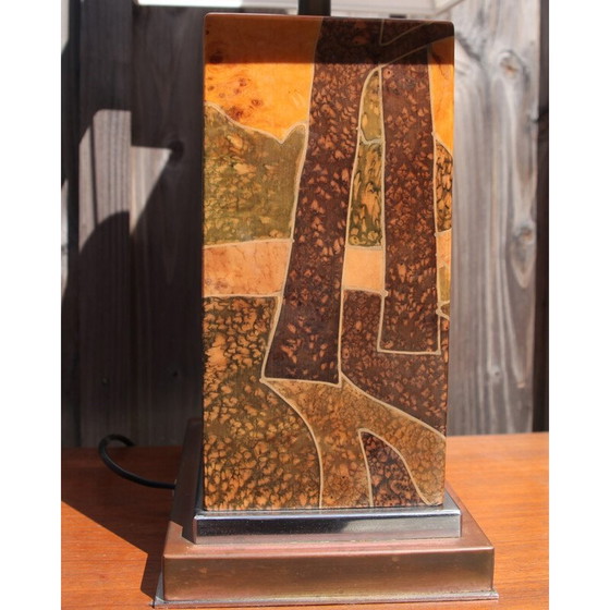 Image 1 of Vintage kunsthars lamp van Jean Claude Mahey