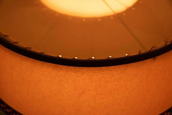 Image 1 of Japandi hanglamp 70s vintage minimalist boho pendant