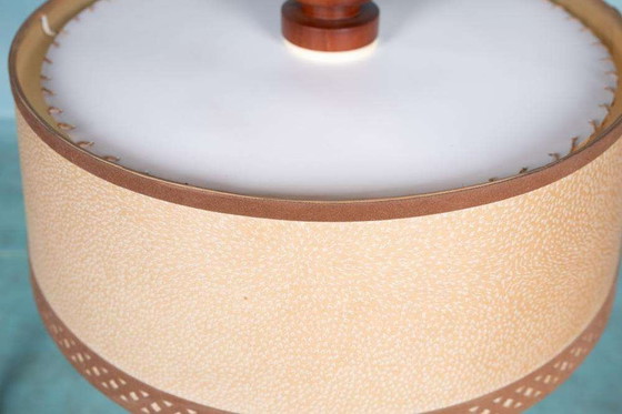 Image 1 of Japandi hanglamp 70s vintage minimalist boho pendant