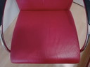 2x Moderne buizenframe fauteuils