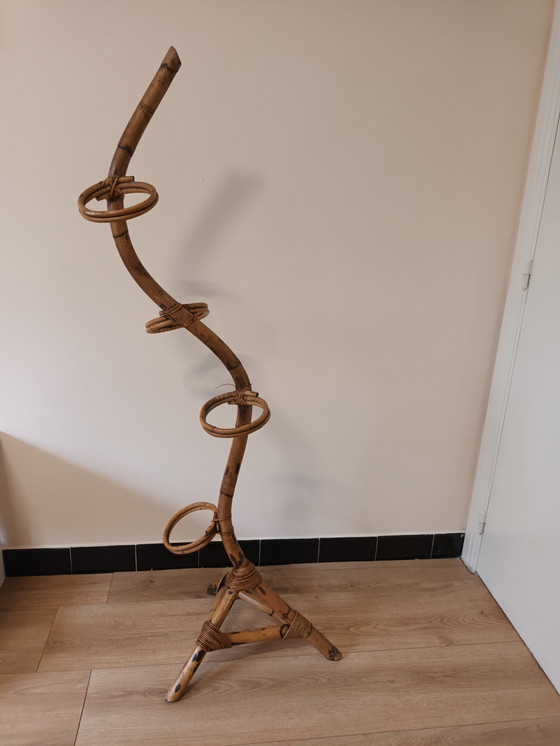 Image 1 of Rotan Plantenstandaard Slang