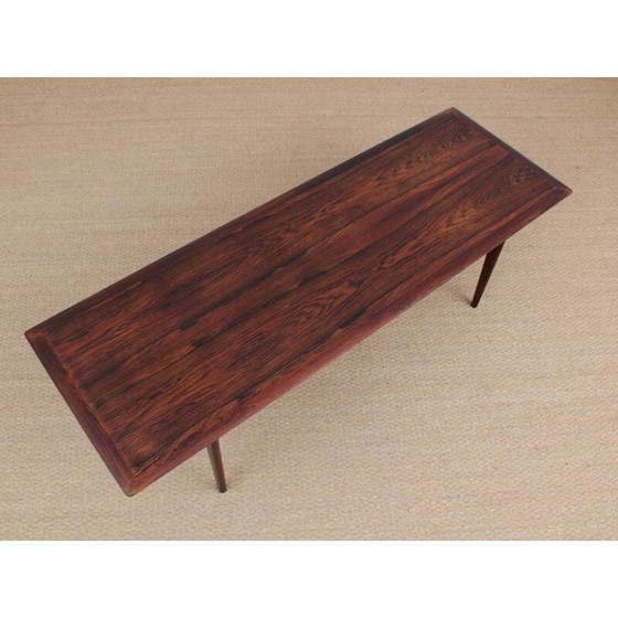 Image 1 of Scandinavische salontafel in rio palissander van Cfc Silkeborg, 1960