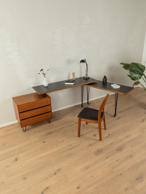 Image 1 of vintage bureau uitschuifbaar