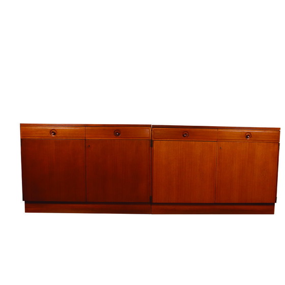 Image 1 of Zweeds dressoir in teak van Bertil Fridhagen voor Bodafors, 1960S, set van 2