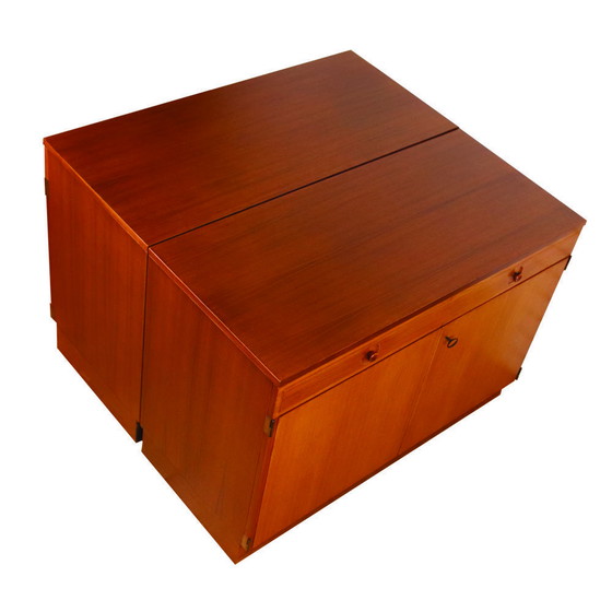 Image 1 of Zweeds dressoir in teak van Bertil Fridhagen voor Bodafors, 1960S, set van 2