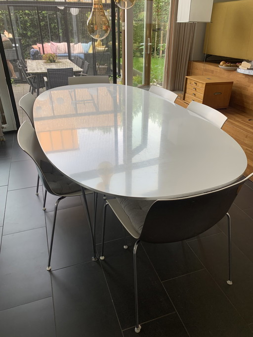 Fritz Hansen Superellipse eet/vergader tafel