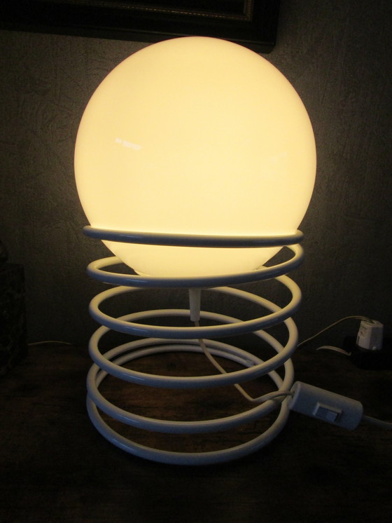 Image 1 of Vintage Jaren 70 Woja Tafel Bollamp