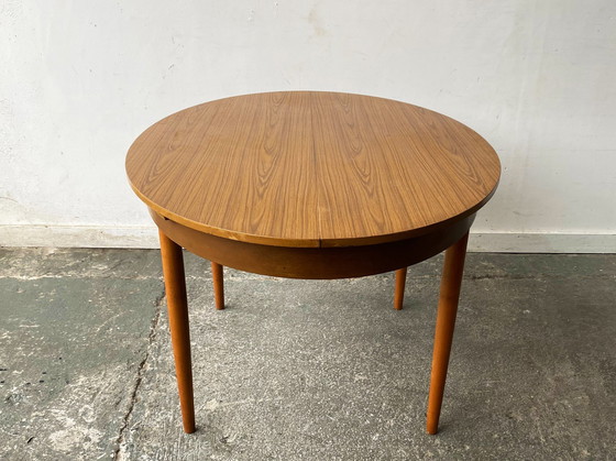 Image 1 of Schreiber Meubelen Eettafel En Eetkamerstoelen