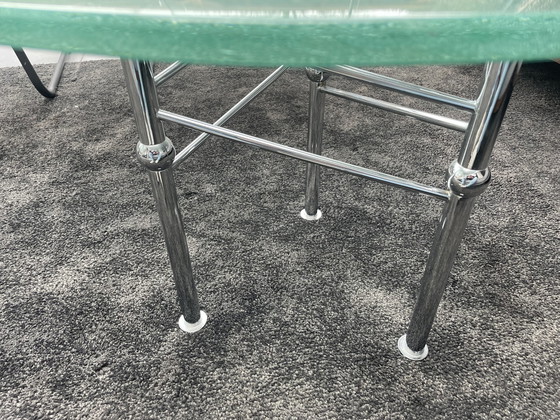 Image 1 of Vintage Salontafel Ijsglas Uniek En Zeldzaam Exemplaar 