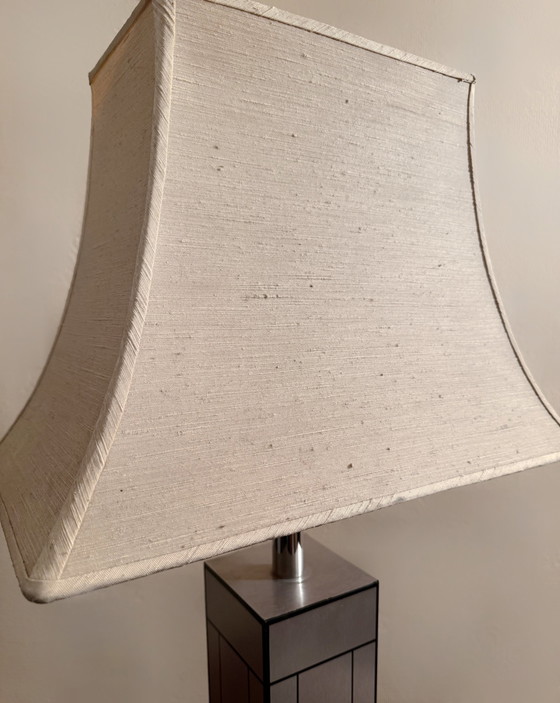 Image 1 of Lamp 70s Geborsteld Aluminium