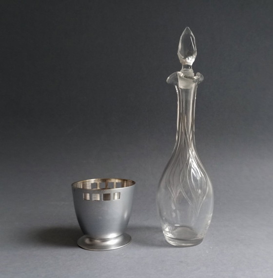 Image 1 of Josef Hoffmann/Hans Ofner Secessionistisch Caraffe Voor Argentor 1905