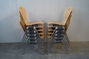10x Interstuhl design stoelen, set