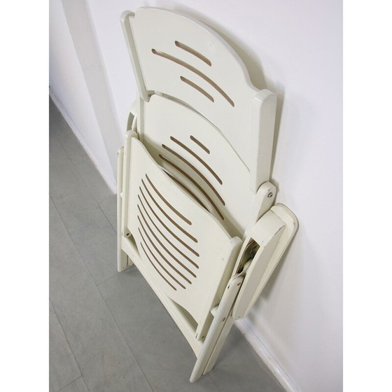 Image 1 of Vintage Deense opklapbare fauteuil met 5 standen