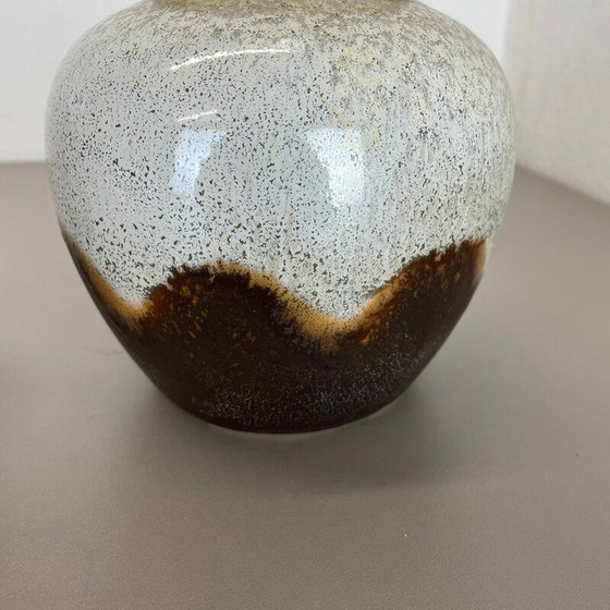 Image 1 of Paar aardewerk "Lava" vazen van Dümler en Breiden, Duitsland 1960