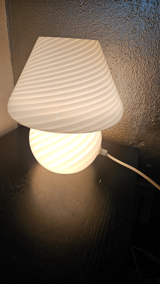 Image 1 of 70'S Mushroom Swirl Lamp