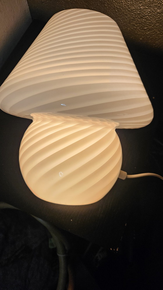 Image 1 of 70'S Mushroom Swirl Lamp