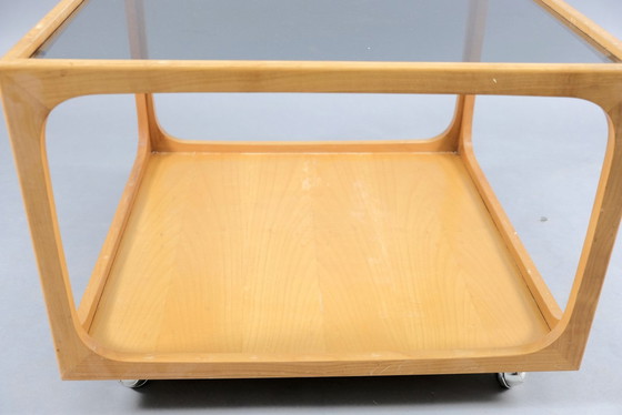 Image 1 of Kubieke salontafel Mid-Century in essenhout