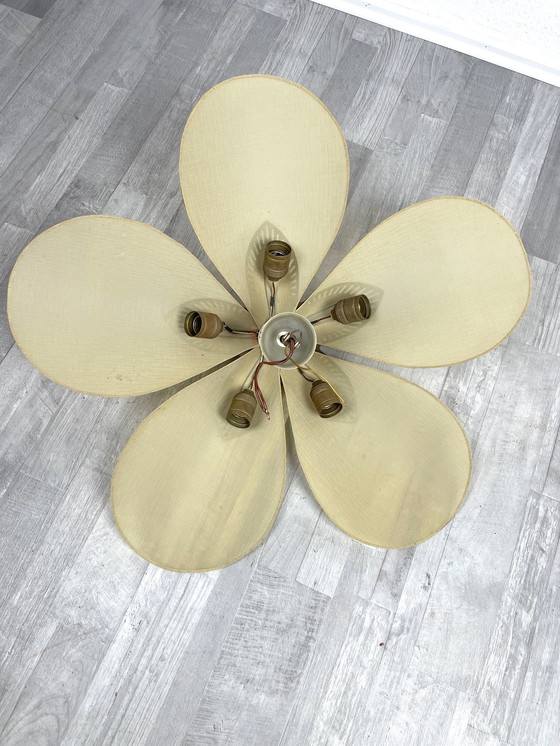 Image 1 of Mid Century Design plafondlamp bloemvorm 1950S