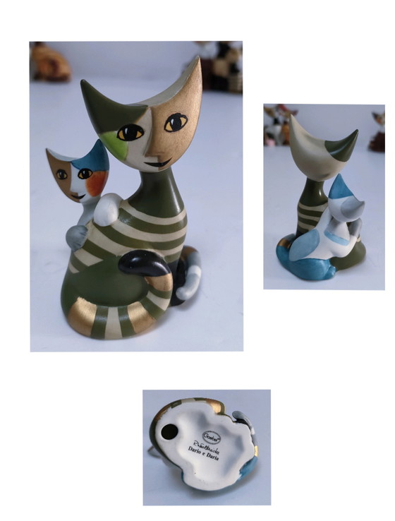 Image 1 of Acht stukken Cats Rosina Wachtmeister Goebel